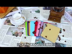Bolsa de goteo de café de papel de aluminio a medida Bolsa de embalaje de café con sello de tres lados