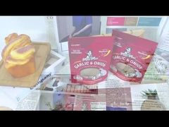 Impreso a medida 250g 500g Stand Up Pocket Bolsa de plástico con cremallera para el paquete de alimentos