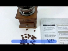 Impresión en color Bolsas de embalaje de café con cremallera para té Granos de café