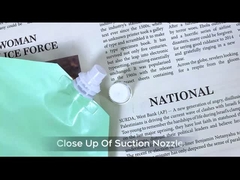 100g 150g Bolsa de pie a prueba de fugas con boquilla para envases cosméticos