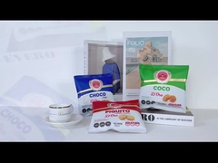 Bolso de bocadillos impreso a medida Bolso de embalaje independiente de alimentos sellado para galletas de chocolate