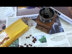 Bolsa de embalaje con cremallera a prueba de humedad para alimentos secos Té café