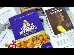 Bolsas de embalaje de frutas secas de 500 g de impresión personalizada de plástico sellado de tres lados