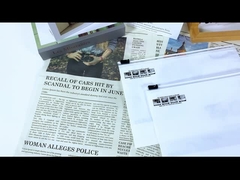 Bolsas de ropa con cerradura de cerradura con cerradura de cremallera con logotipo para ropa