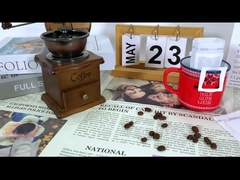 Bolsa de café de goteo de oreja portátil personalizada con filtro de café desechable para viajar