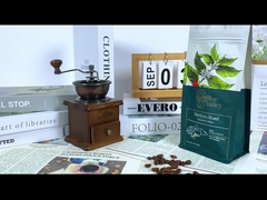 Bolsas de café con fondo plano con cremallera de costumbre Bolsas de café con cremallera de pie 250g 500g 1kg