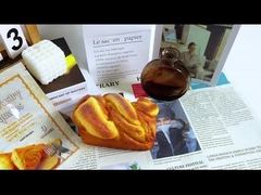 Bolsa de embalaje de pan de plástico LDPE para postres con sellado térmico personalizado