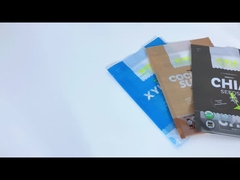 Logotipo personalizado Film de caramelo a prueba de humedad Bolsa de embalaje de alimentos Bolsa de embalaje de caramelo con cremallera