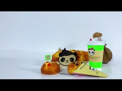 Conjunto de embalaje de bocadillos impreso a medida Bolsa de alimentos Caja de pan Conjunto de tazas de bebidas para decoración de embalajes de alimentos