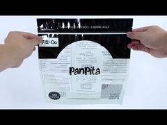 Bolsas de plástico impresas con cremallera bolsas de embalaje de alimentos para fideos Pita Pancake Taco