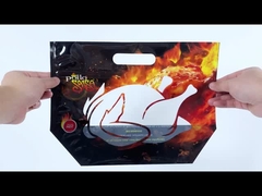 Tamaño impreso personalizado Microondas bolso de embalaje de pollo asado usado Bolso de pollo de plástico con cremallera