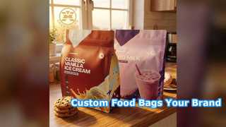 Bolsas de envasado de alimentos impresas personalizadas Soluciones de bolsas de pie
