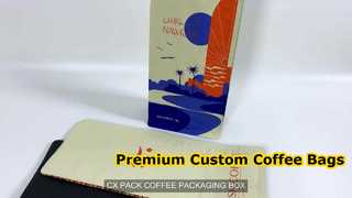 Bolsas de café de fondo plano personalizadas Soluciones de embalaje premium