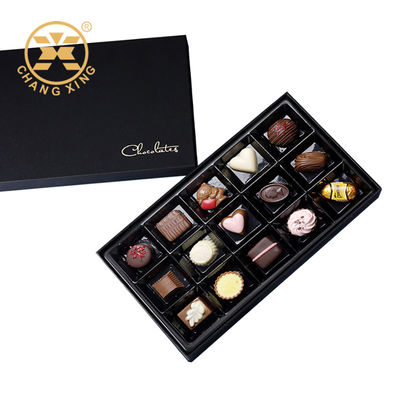 Custom Shape Chocolate Packaging Box with 4c Offset Printing for Food Grade Candy and Gift Boxes