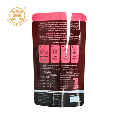 Custom Plastic Ziplock Pet Food Bag Moisture-Proof Pet Packaging Bags For Dog Cat Food