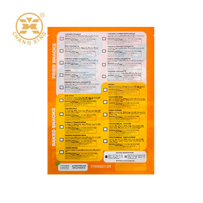 Custom Printed Bakery Bread Packaging Bag LDPE Plastic Bread Packaging Pouch With Clear Window
