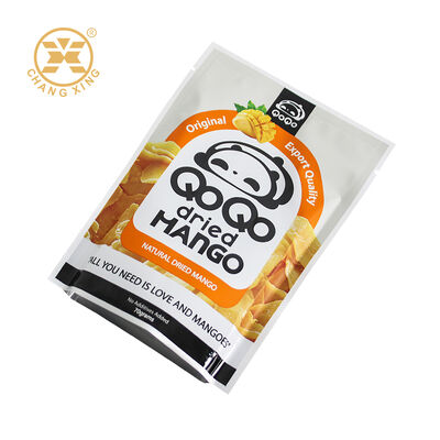 Custom Print Resealable Zipper Plastic Nuts Dry Fruit Dried Mango Packaging Bags Stand Up Pouch Bags