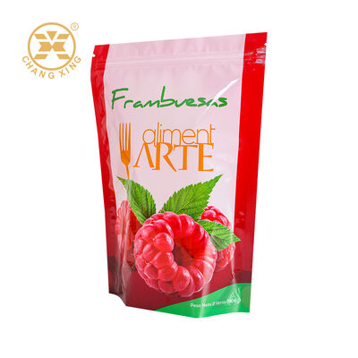 Custom Printed Food Grade Jam Packaging Bag Zipper Food Packaging Bag Stand Up Bag