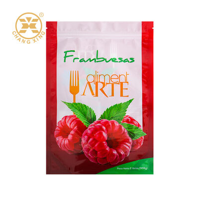 Custom Printed Food Grade Jam Packaging Bag Zipper Food Packaging Bag Stand Up Bag