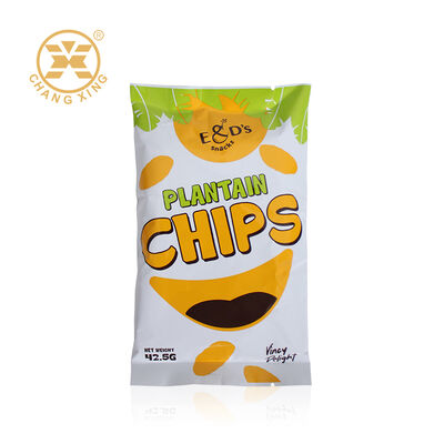 Oil Proof Stand Up Pouch with Nitrogen Flush and Resealable Zipper for Snack Food Packaging Bag