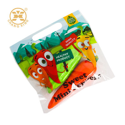Custom Logo Anti-Fog Vacuum Packaging Bag With Breathable Air Holes For Fresh Produce