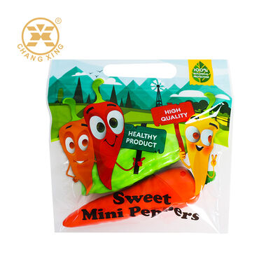 Custom Logo Anti-Fog Vacuum Packaging Bag With Breathable Air Holes For Fresh Produce