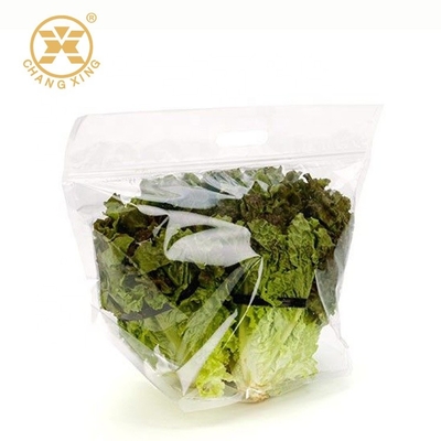 BOPP Preformed Vegetable Packing Bags Opp Cpp Laminated Bags Side Gusset Stand Up Pouch