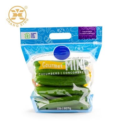 Supermarket Perforated 250g Food Dry Fruit Plastic Packaging Bag Pouch With Zipper Vent Holes