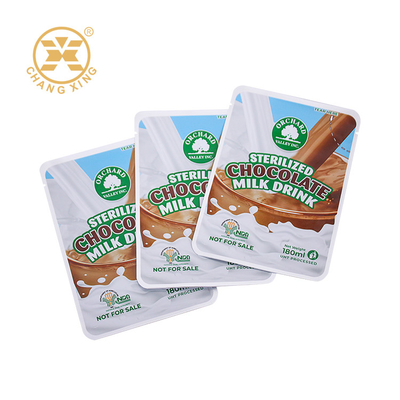 Bolsa de esterilizador de papel aseptico de alta temperatura para bolsas de embalaje de alimentos con película de rollo de leche de coco Bolsa de embalaje de leche de coco