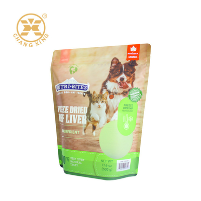 El tamaño grande 10kg 15kg Stong se levanta el bolso Matt Aluminum plástico del alimento para animales