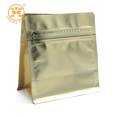 Bolsos de empaquetado del café que se puede volver a sellar de la cerradura con la válvula y la cremallera de desgasificación