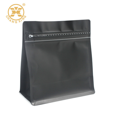 El un empaquetado de desgasificación Ziplock del café de la válvula de la manera empaqueta color negro