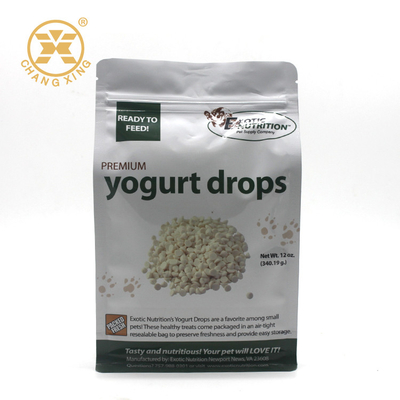 Bolso de aluminio impermeable de Cat Dog Pet Food Package con la cremallera
