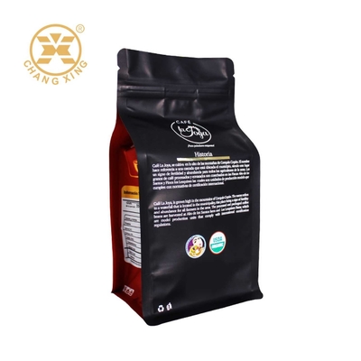La parte inferior del bloque modifica los bolsos de empaquetado del café para requisitos particulares 250g 500g 1000g 1kg con la válvula