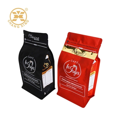 Bolsas de embalaje de café de aluminio de diseño personalizado de 16 oz con forro