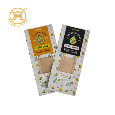 Bolsas de embalaje de papel con ventana para alimentos secos a prueba de humedad