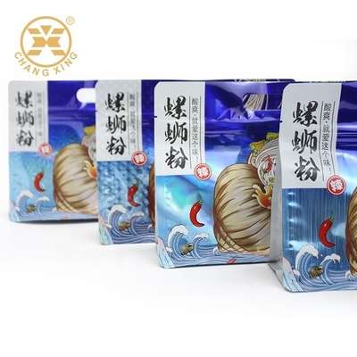 Impresión personalizada de PET/AL/PE Noodles Película de rollo Bolsa de embalaje de alimentos Noodles Bolsa de embalaje con cremallera