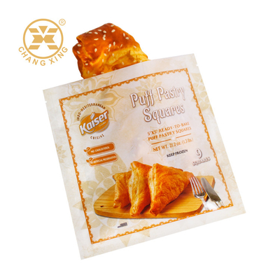 Bolsa de embalaje de pan de plástico LDPE para postres con sellado térmico personalizado