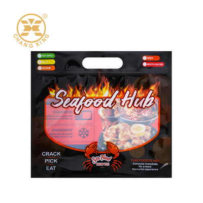 Bolsa de vacío de mariscos de 200 micras Caramelo de piel de película de rollo Bolsa de embalaje de alimentos Caramelo de piel Bolsa de embalaje