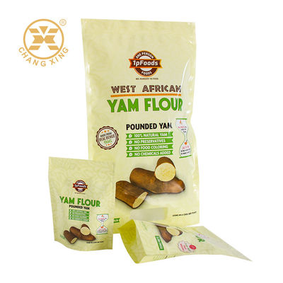 250g Bolsas de embalaje de verduras con cierre de cremallera reabreble Bolsas de embalaje de papel de papel de pimienta Bolsas de embalaje de alimentos Bolsas de embalaje de pimienta