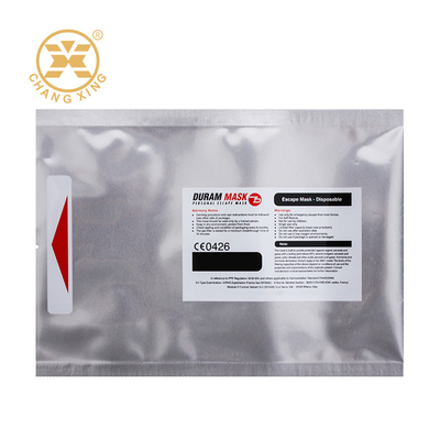 Bolsas de embalaje de película de aluminio resealable de ropa con cremallera de cierre de cremallera Bolsas con logotipo para máscara de ropa