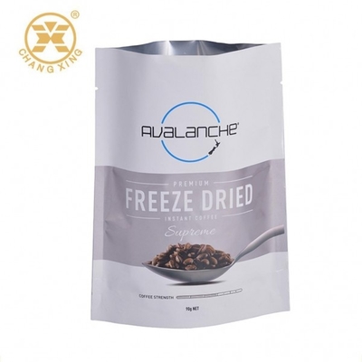 Papel laminado de empaquetado del papel de aluminio de las habas de los bolsos 1kg del café a prueba de humedad de la categoría alimenticia