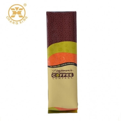 Bolsa de empaquetado del papel de aluminio del bolso del café reforzado del lado del sello del patio