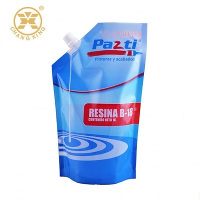 La colocación encima de la bolsa de empaquetado detergente de NY PE 2L para el producto 1kg del cuidado personal se coloca encima de bolsas