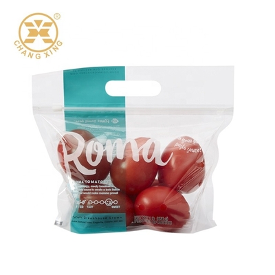 El empaquetado seco reutilizable de la fruta de la fruta fresca VMPET Transoparent empaqueta 500g se coloca encima de bolsas con la ventana