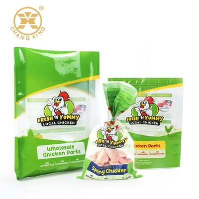 Embalaje de pollo entero congelado Proveedores Embalaje de aves de corral Bolsas de plástico de embalaje en PE para pavos/patos/carnes de vacuno/aves