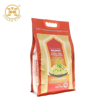 Las bolsas de plástico de nylon resistentes inferiores planas de 2.5kg 4.5kg para el empaquetado del arroz