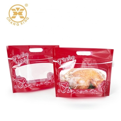 Bolsas para llevar plásticas asadas a la parrilla Microwavable antiniebla del pollo del Rotisserie del acondicionamiento de los alimentos de Bopp