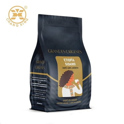100 bolsos de empaquetado del café de la categoría alimenticia con el empaquetado amistoso de la bolsita de té de Eco de la cremallera