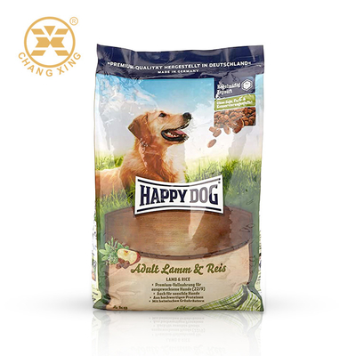 bolsa de empaquetado de la comida del bolso del alimento para animales de pájaro del fotograbado de 15kg 50kg para el entrenamiento del perro